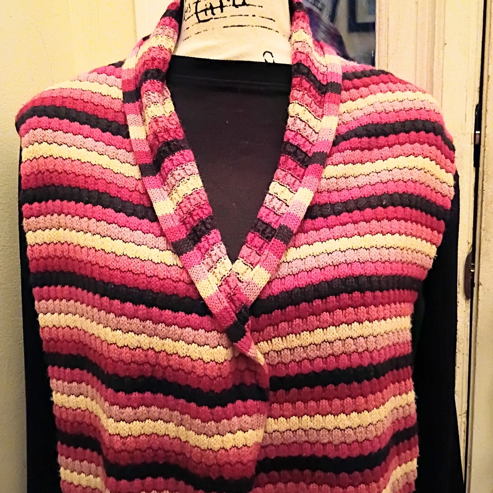 Nordstrom Multicolor Striped Cowl Neck Sweater#23